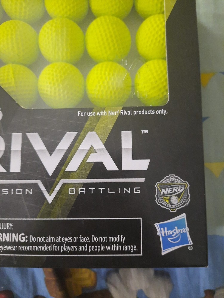 Yellow 30 Count NERF E3397 Rival Refill Ball Yellow