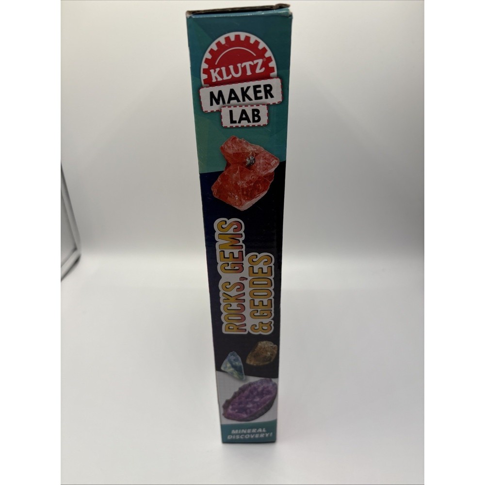 Rocks, Gems & Geodes/ Make Lab .STEM Kit . Open Box/ Book Missing.