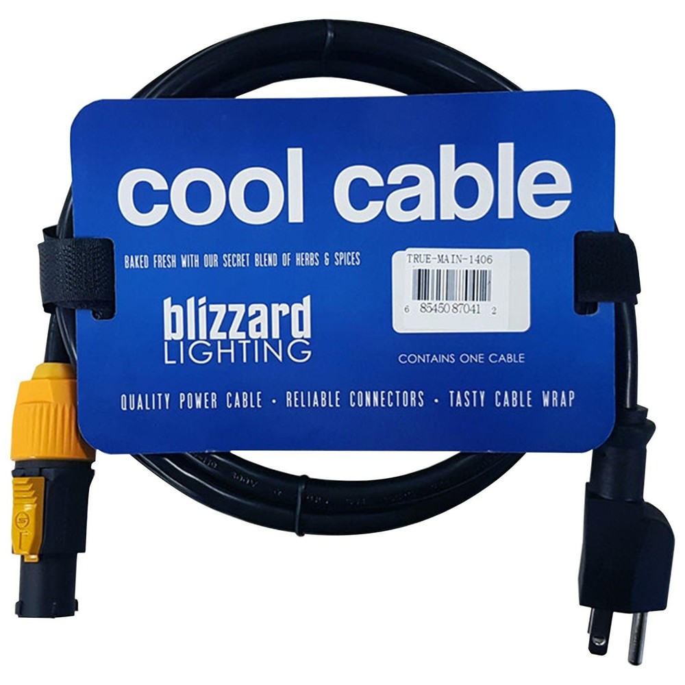 Blizzard Lighting PCT-MAIN-1406 6FT PowerCON Cable 2-Pack