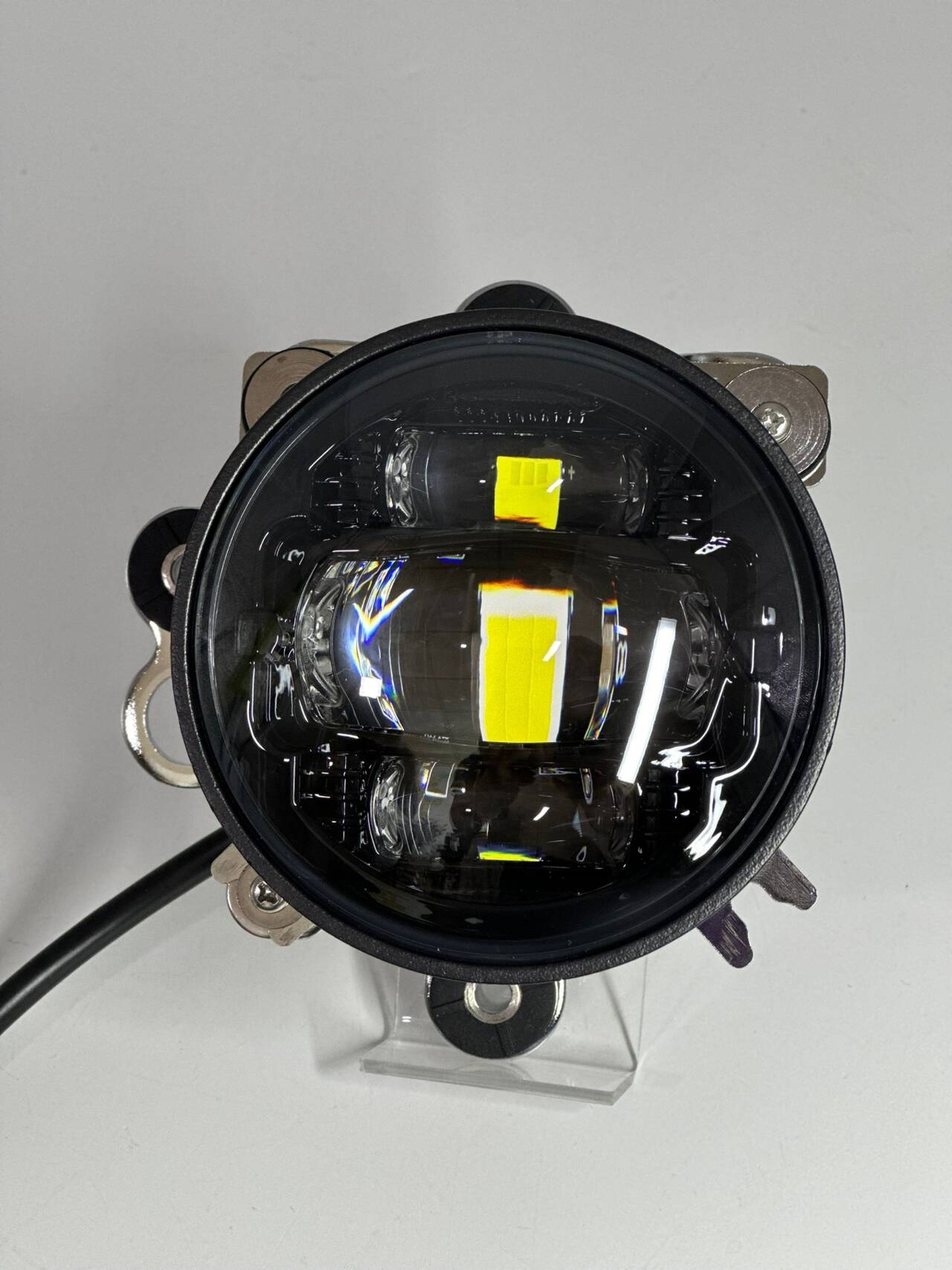 Black LED Driving Fog Lights For Honda Goldwing GL1800 2001-2010 Fog Lamps LH&RH