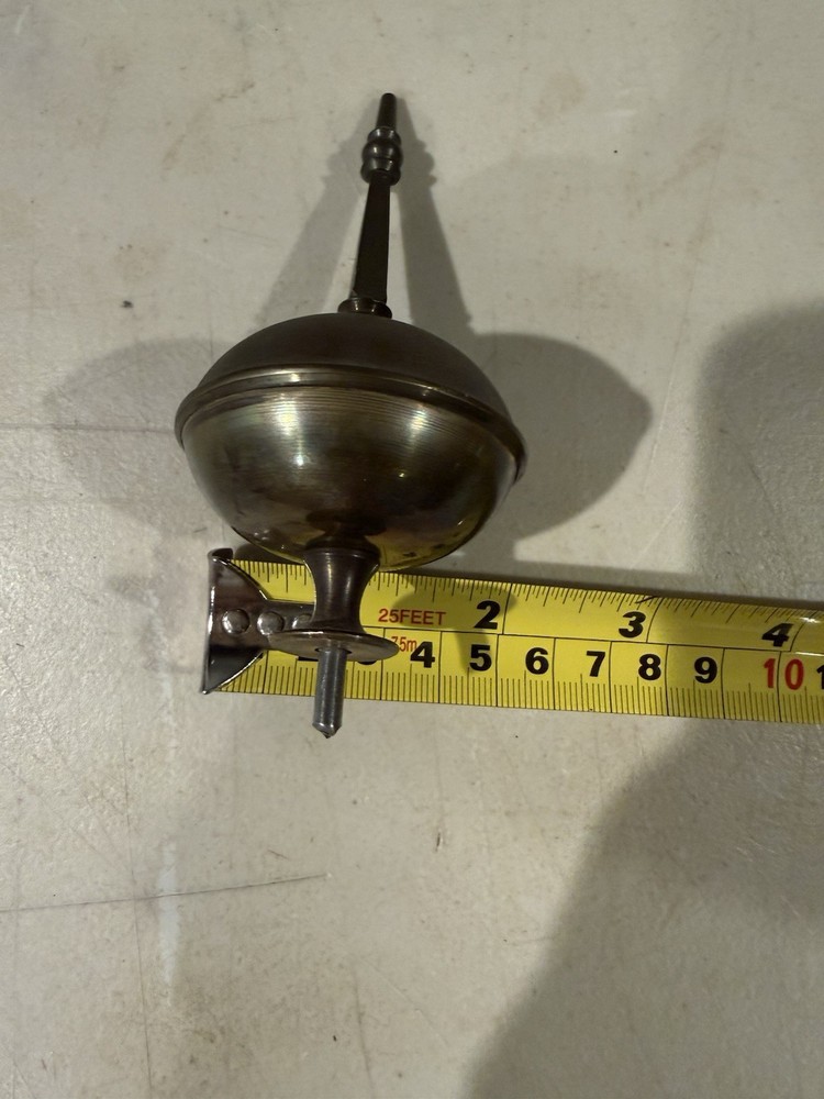 ANTIQUE/VINTAGE CLOCK SOLID BRASS TOP FINIAL