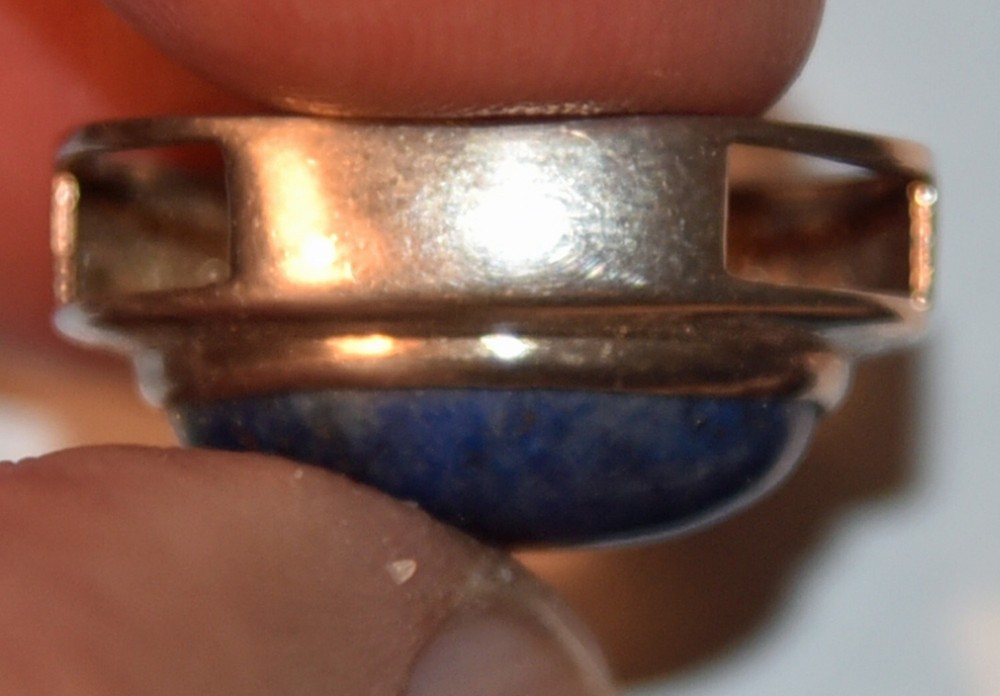 Lapis Lazuli & .925 Sterling Silver Pendant