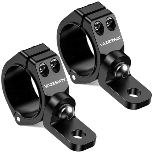 2PCS Thickened UTV Whip Light Mount, Solid Aluminium Alloy UTV Flag Mount,