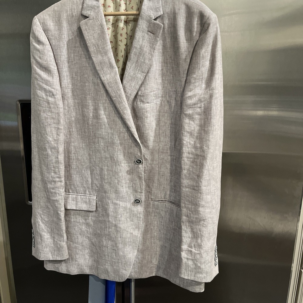 Black & Brown Linen blazer 46L