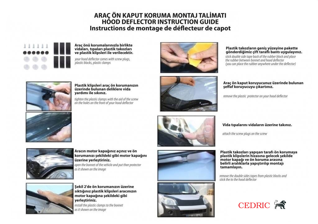 Hood Deflector Guard | Front Bug Shield Compatible for Hyundai Tucson 2022-2025