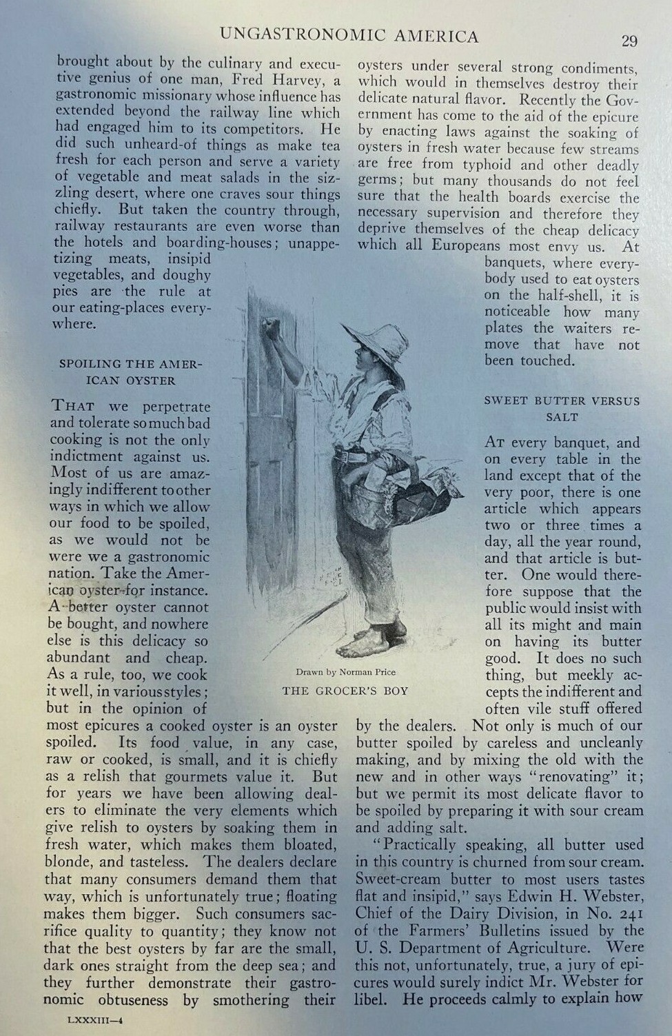 1911 Food Wholesome Eating