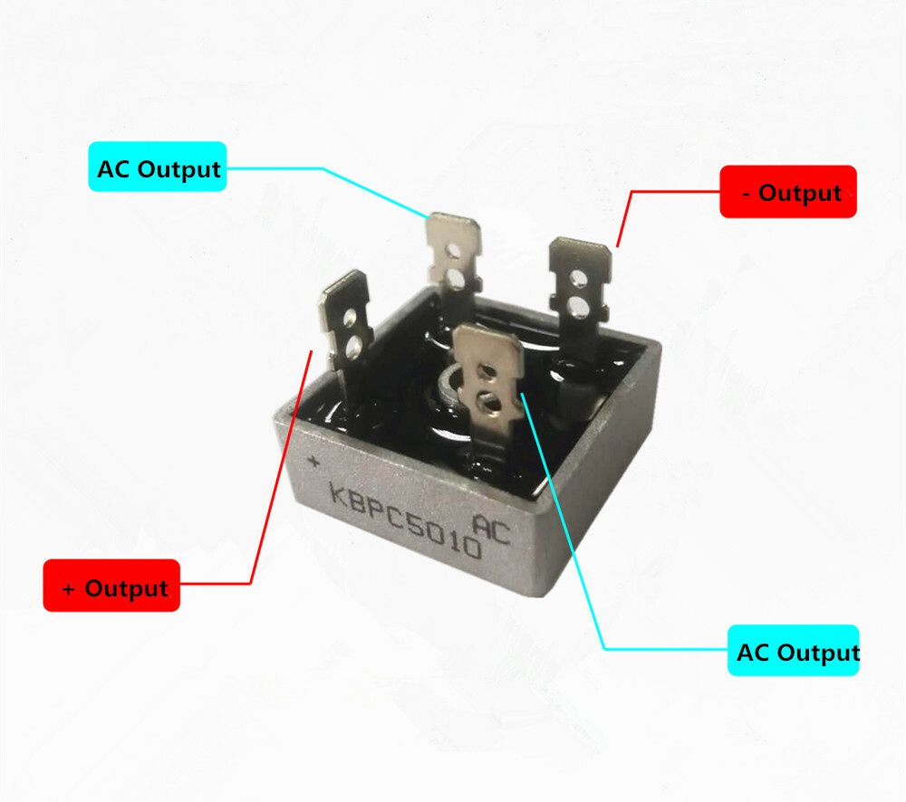 5pcs Single-phase/three-phase bridge rectifier KBPC3510 KBPC5010 SKBPC5016