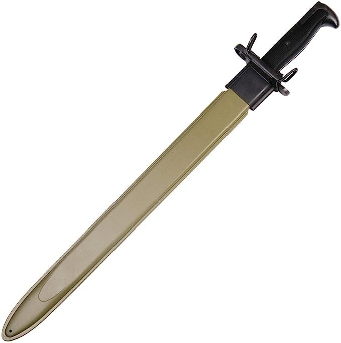 21.5" WWII US Army M1 Rifle Bayonet Knife with Scabbard