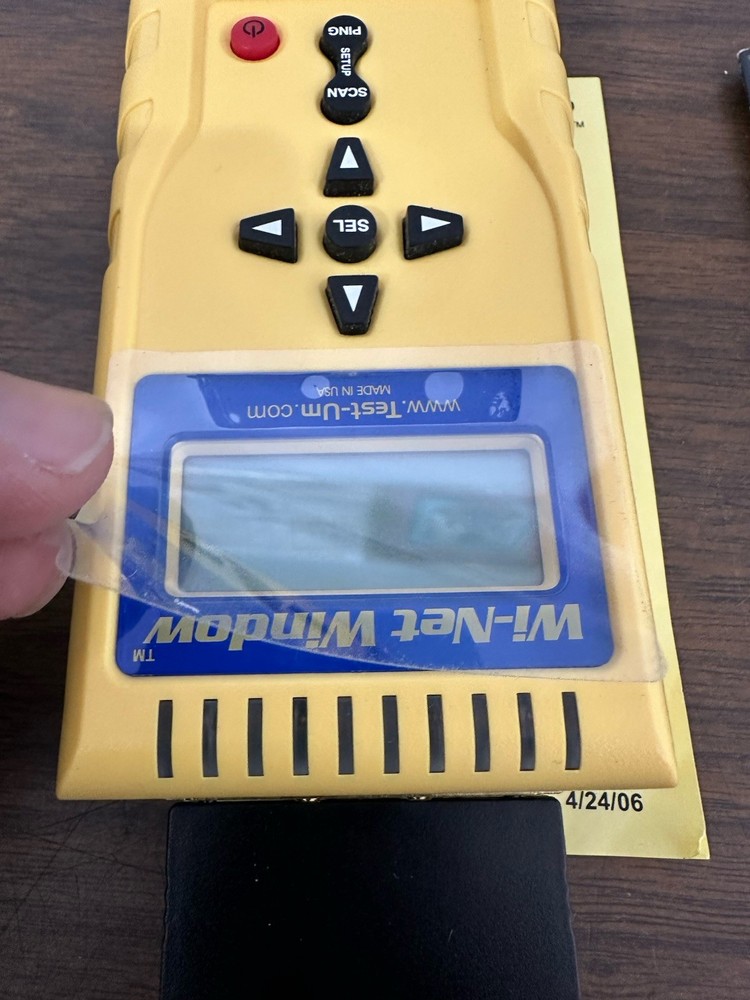 Wi-Net Window Wireless Network Analyzer Scanner Pinger Tester WP150 Test