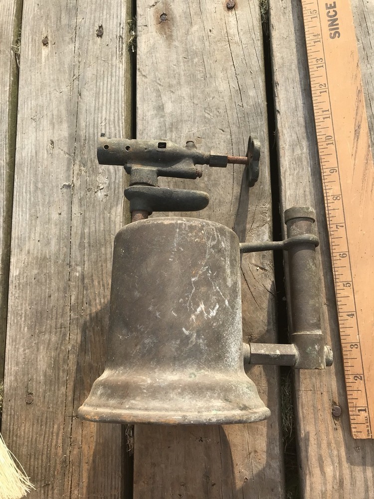 Blowtorch Brass / Copper, Steampunk , Non Functional Distressed