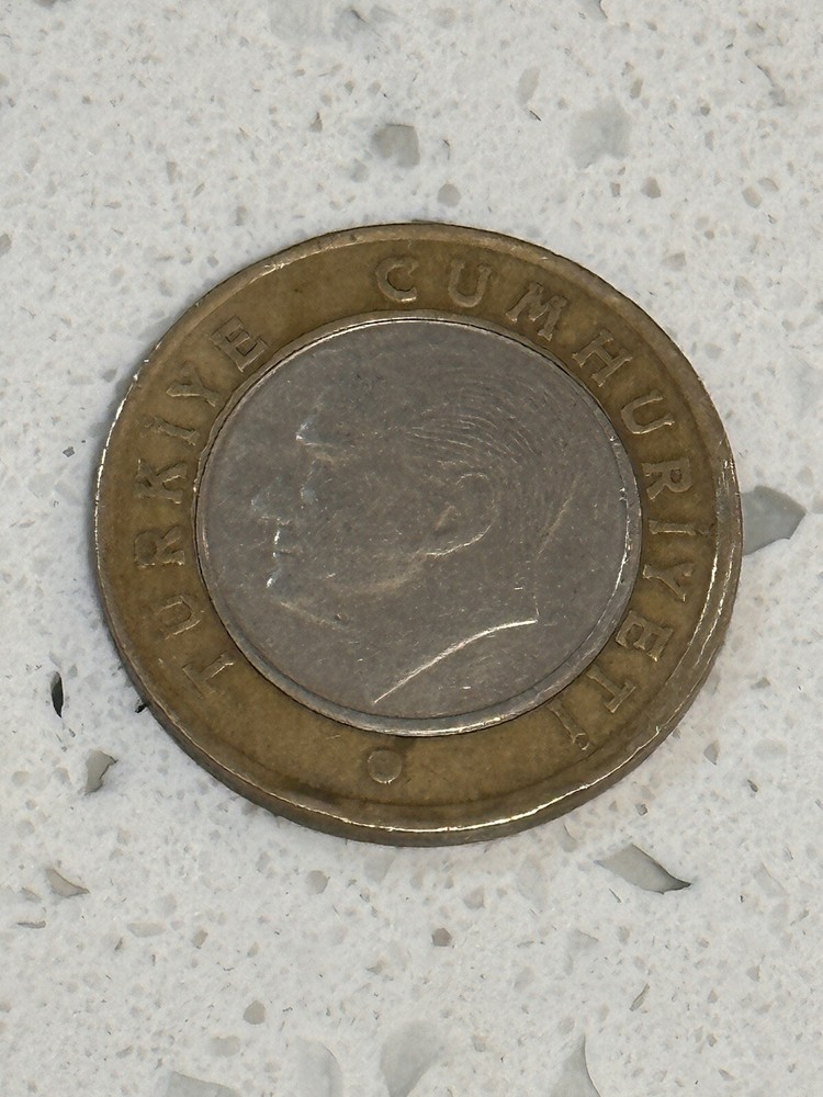 2009 Turkey 1 Lira Coin Circulated