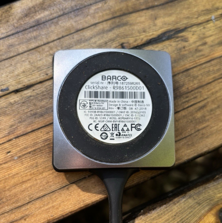 Barco ClickShare Button R9861006D01 Wireless Presentation