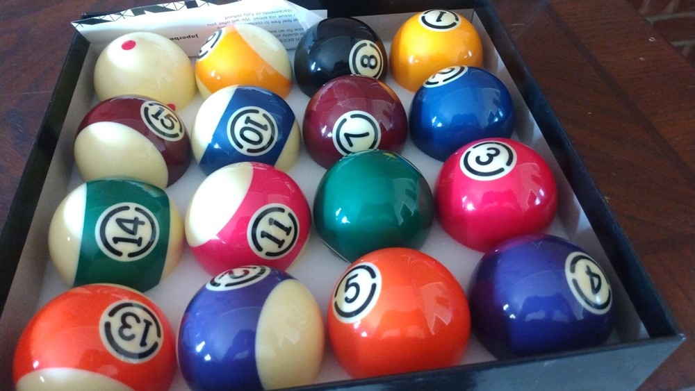 JAPER BEES Billiard Balls Pool Balls Billiard Set without triangular ball rack