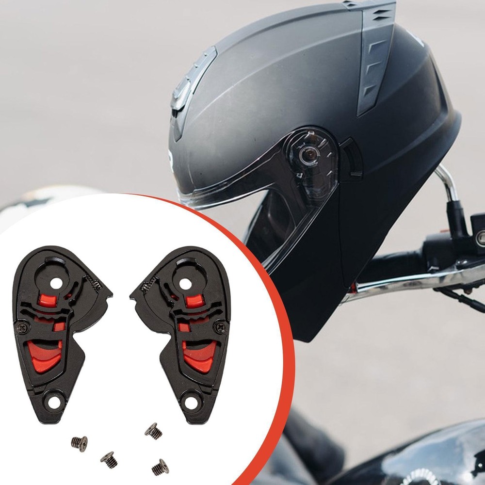 2 Pieces Helmet Visor Base Accessory Replace Parts Simple Installation