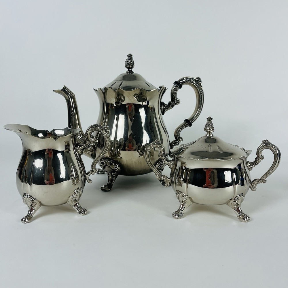 Vintage Mid Century Leonard Silver Plated Coffee/tea Set