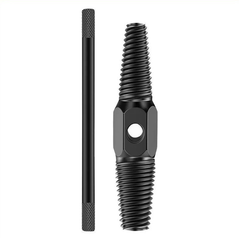 1 Set Double Head Screw Extractor: Pipe Valve Bolt Broken Remover Tool - NEW