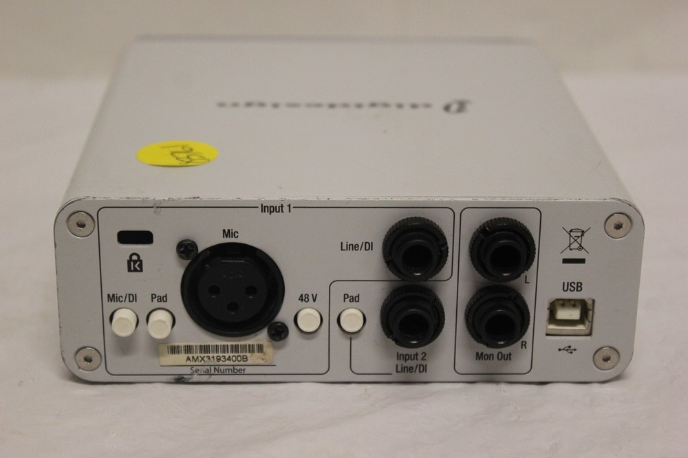 Digidesign Mbox 2 Mini USB Audio Interface No Knobs J11