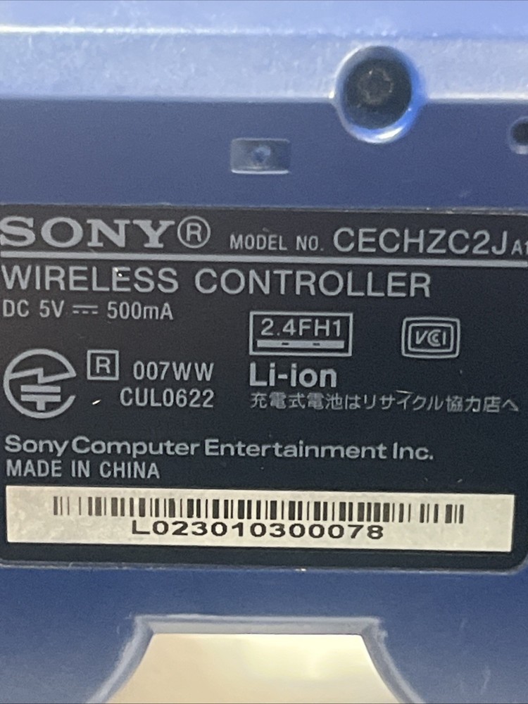 Sony PS3 DualShock 3 Wireless Controller – Deep Blue OEM Original Tested