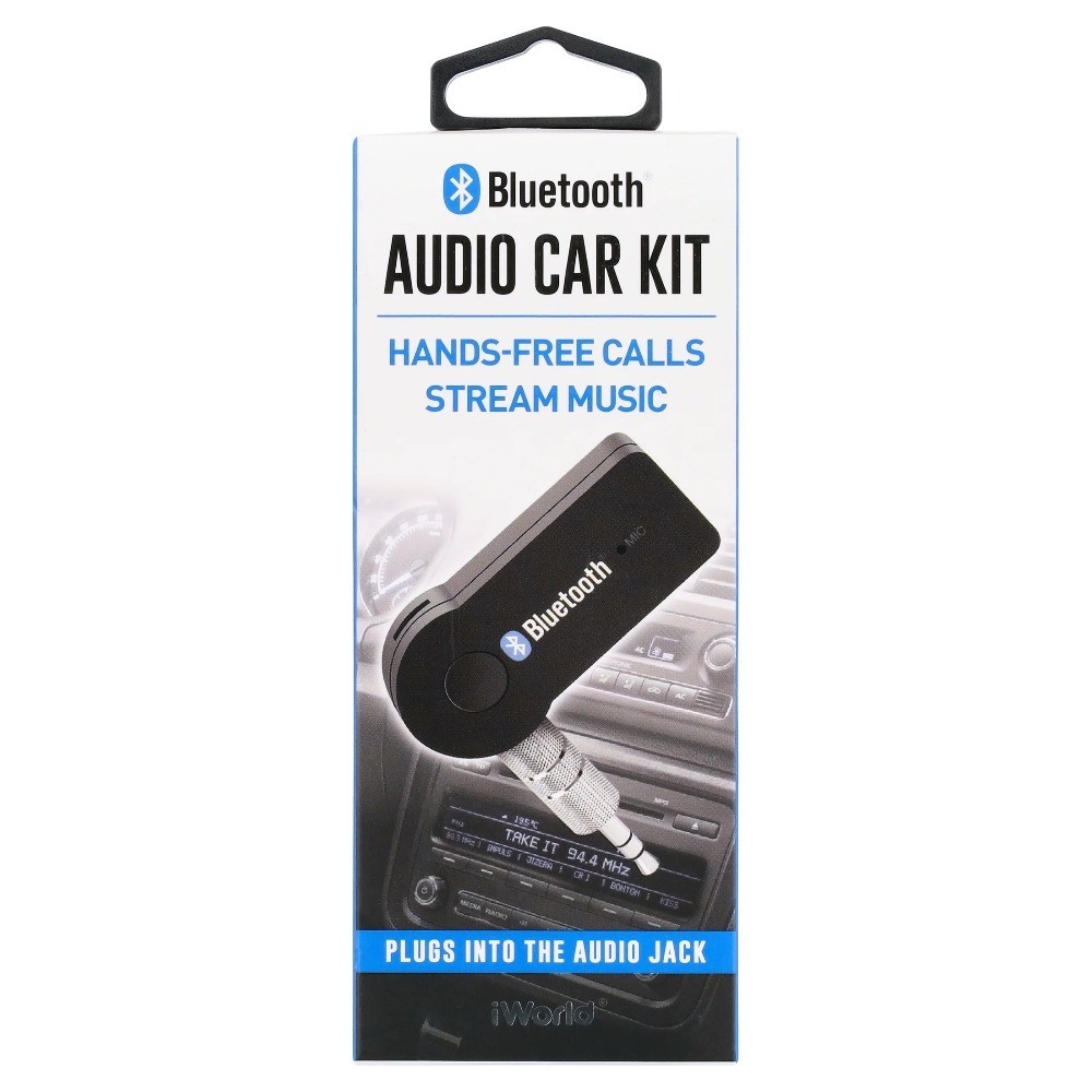 Wireless Bluetooth Hands-Free Car Kit for Music Streaming and Calls