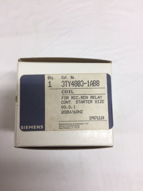 Siemens Replacement Coil 3ty4803-1ab8