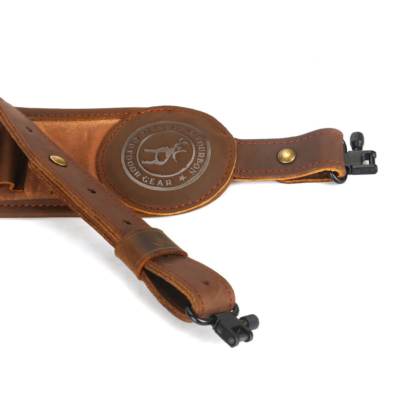 Adjustable Rifle Sling with Swivel - Accessories Pouch & Shooting Rest Loop