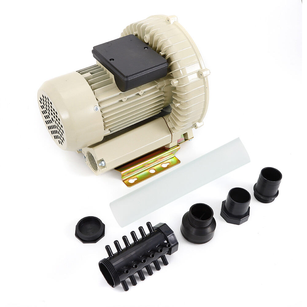 Air Pump Blower Oxygen Aerator Aquarium Fish Tank Pond Aquaculture 370W 110V New