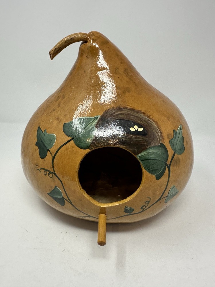 Hand Painted Gourd Birdhouse