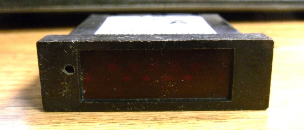 Elapsed Time Counter - Varian 41A‑3 - Panel Meter