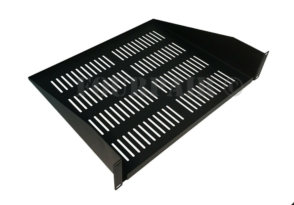 5 Pack - 19" 2U Cantilever Data Server Network Rack Mount Vented Shelf 15" Deep