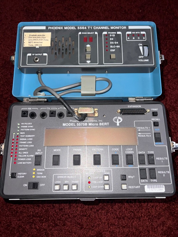 5575B PHOENIX MICROSYSTEMS T1 MICRO BERT WITH 5565 DSO DROP/INSERT