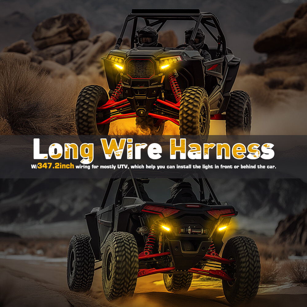 Turn Signal Kit For 2025 Polaris Ranger XP 1000 Northstar Street Legal Plug Play