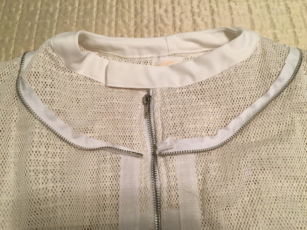 New Ventilated Beekeeping Suit 3 Layer Beesuit Size Large