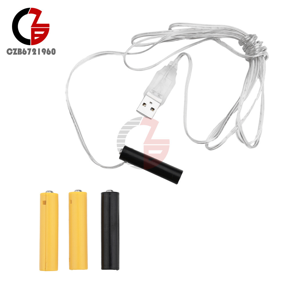 AAA Eliminator Cable Dummy-Battery Power Cable Replacement for 3/4.5/6V AA AAA