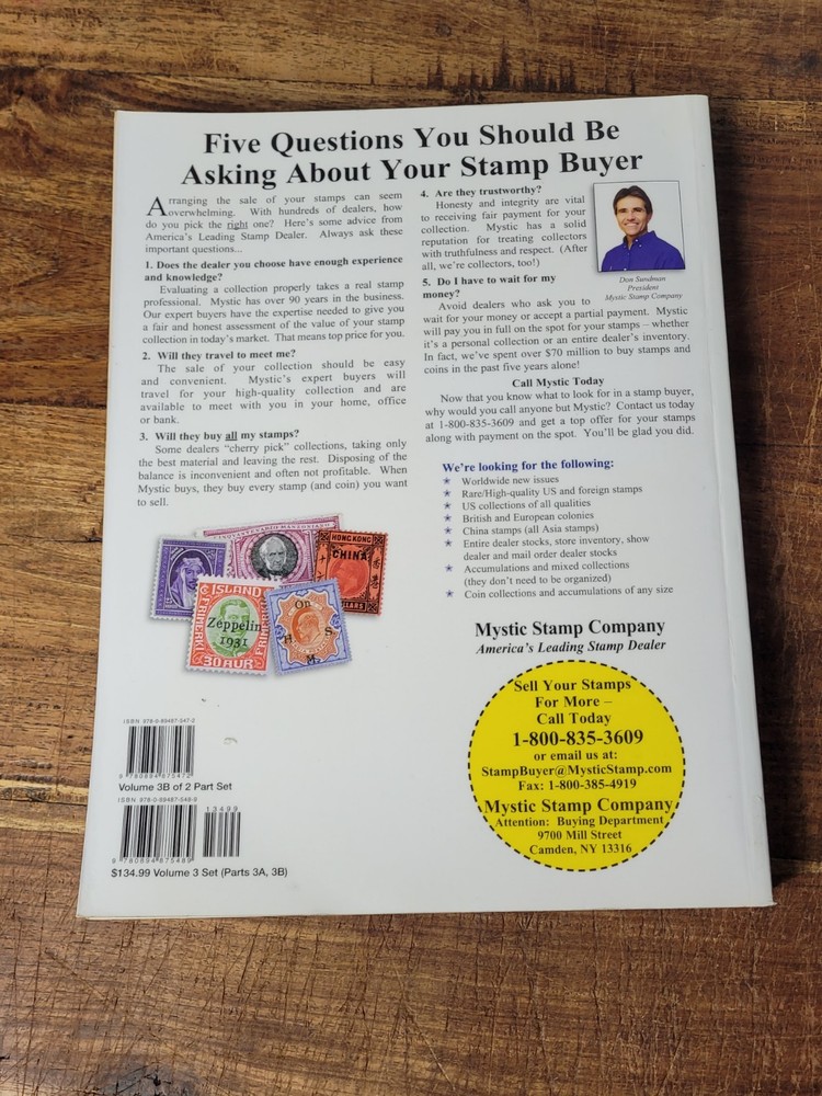 2019 Scott Standard Postage Stamp Catalogue 6 Volumes Standard Postage 1A To 3B