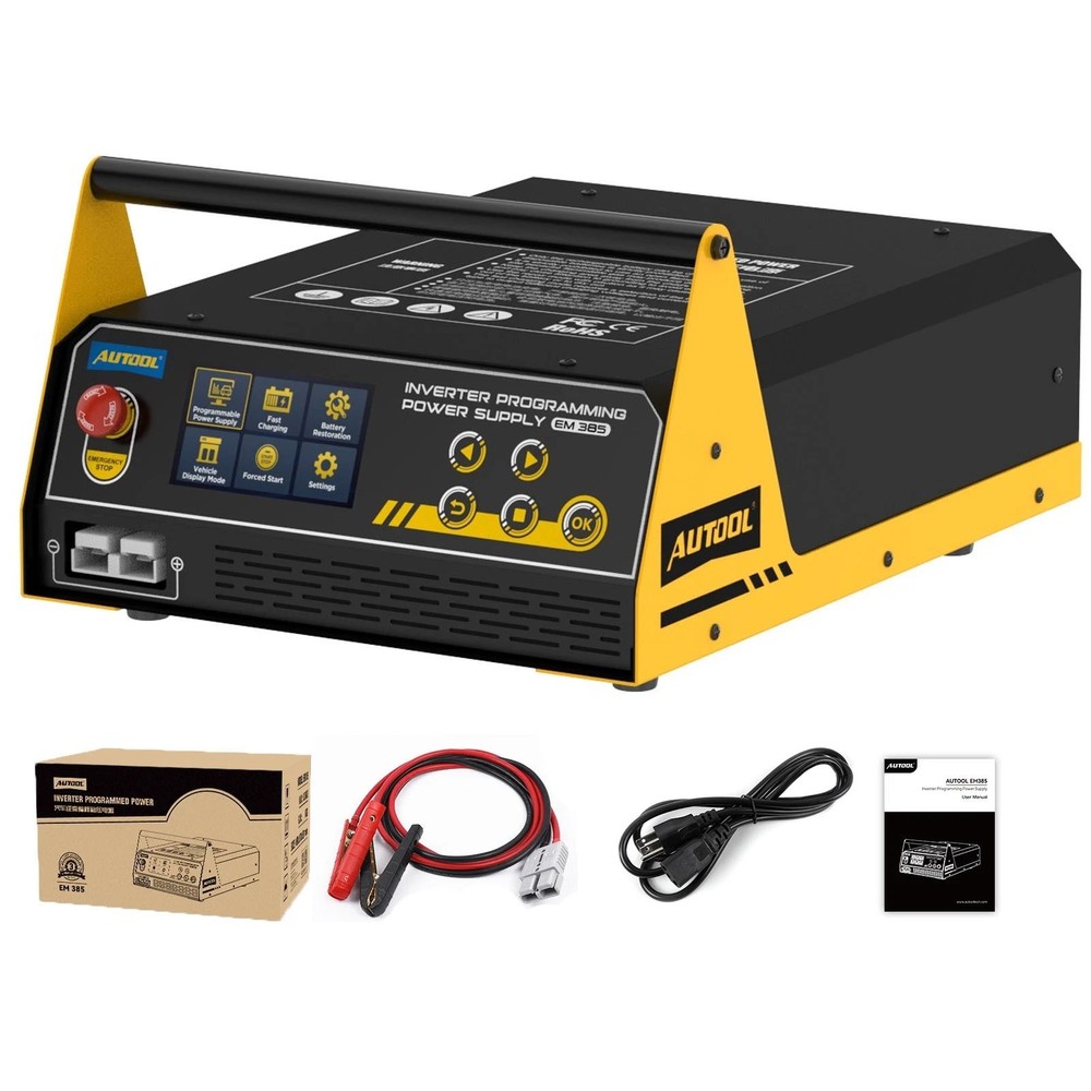 Programming ECU Emergency Power Supply Voltage Stabilizer Battey Charger Starter