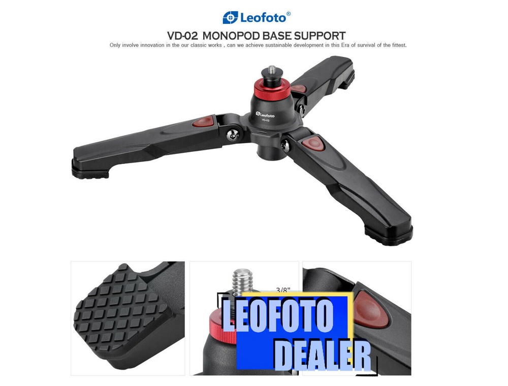 Leofoto VD-02 Monopod Support Base