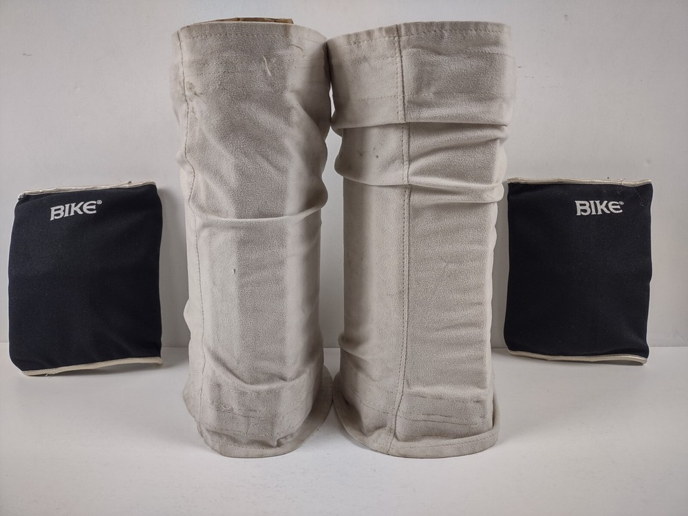 KISS vintage Paul Stanley Animalize Tour Concert Worn Leggings Sneaker Covers