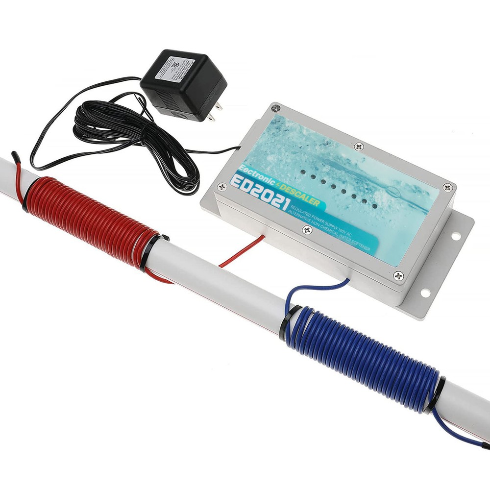 Electronic Water Descaler System Reduces Limescale, Rust, and Minerals