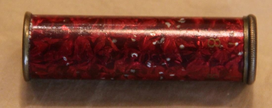 Antique Sewing Box Oak & Bird's Eye Maple w Contents - Anna Miles - Square Nails