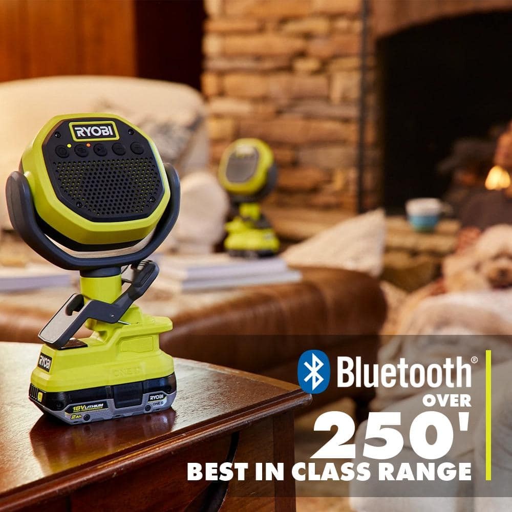 RYOBI ONE+ 18V Cordless VERSE Clamp Speaker (Tool Only)