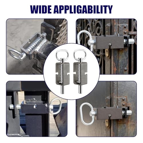 Spring Latch, Trailer Gate Latch, Heavy Duty Spring Loaded Gate Latch Pin,