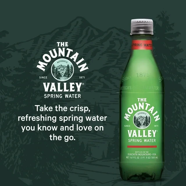 Mountain Valley Spring Water, 16.9 fl oz, 6-pack Plastic Bottles