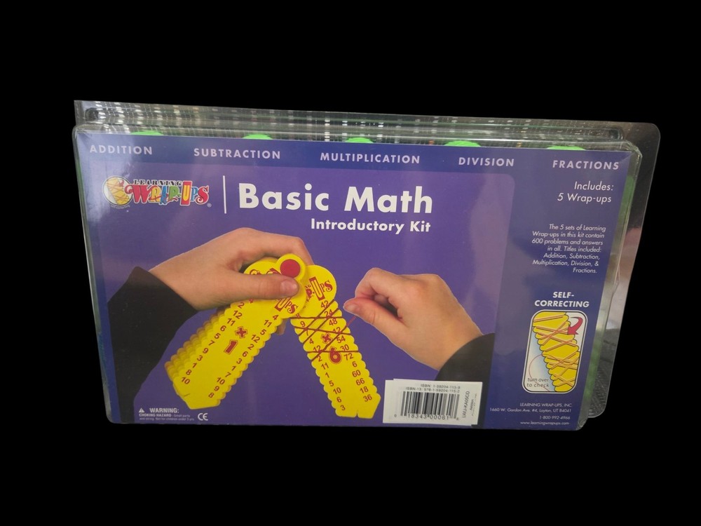 Learning Wrap-Ups Basic Math Addition Introductory Kit (Set of 5 Wrap-Ups)