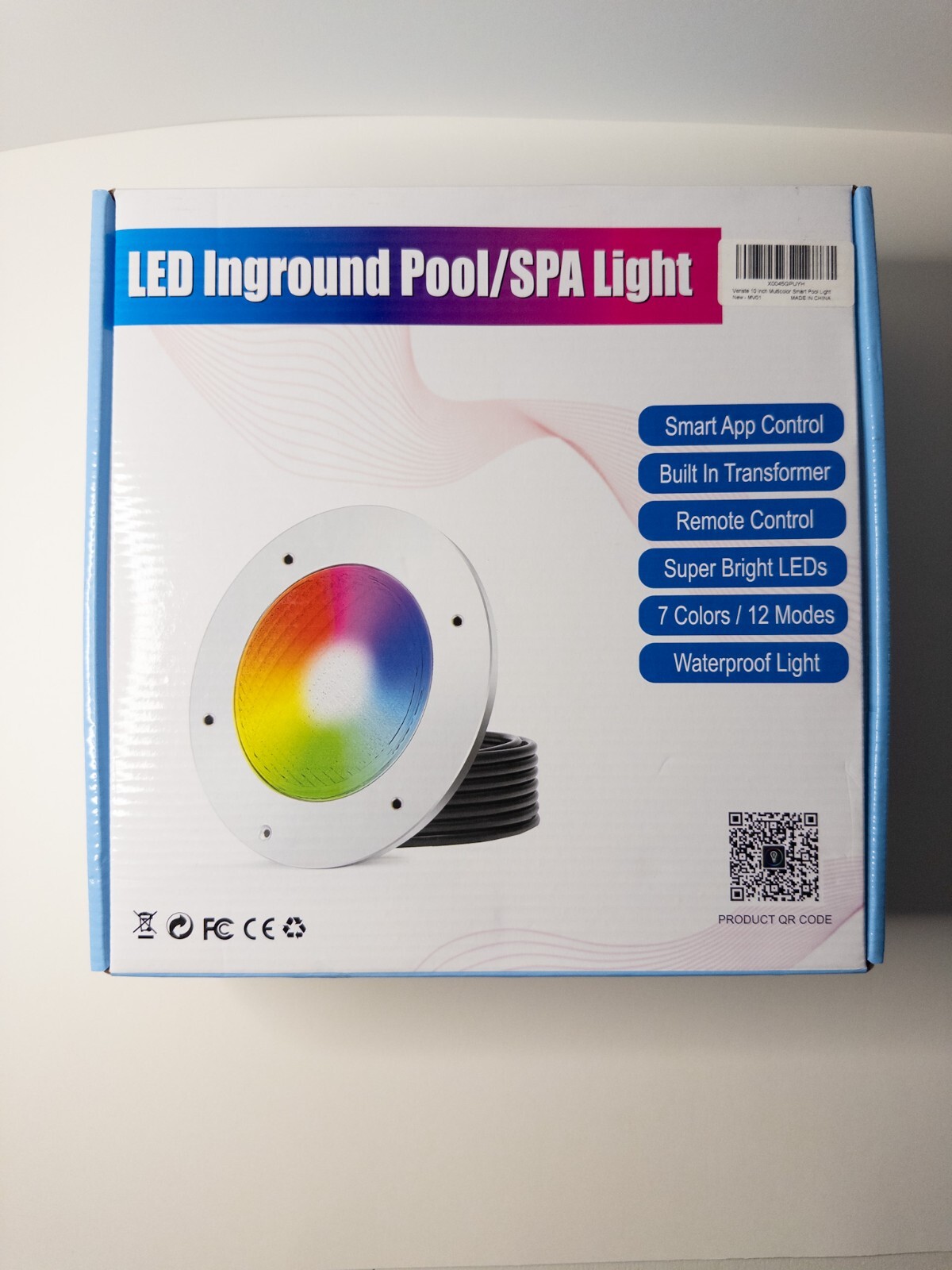 Venste 10 inch Multicolor Smart Pool Light Fow Swimming Pool