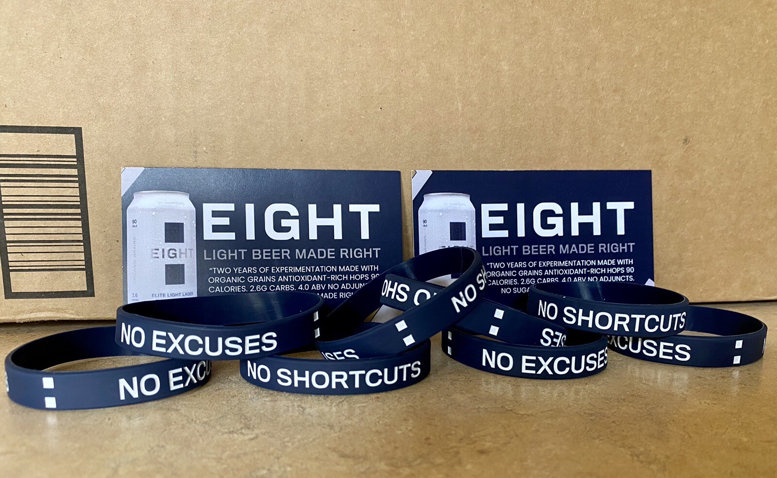 8 Troy Aikman Promo EIGHT Lager Beer Rubber Wristband Bracelets DALLAS COWBOYS