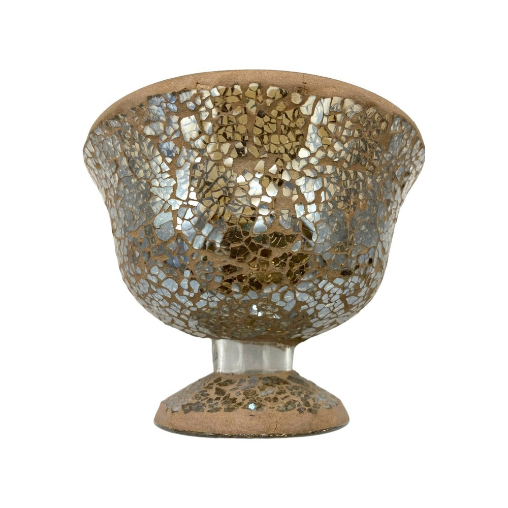 Crackle Glass Mosaic Candy dish