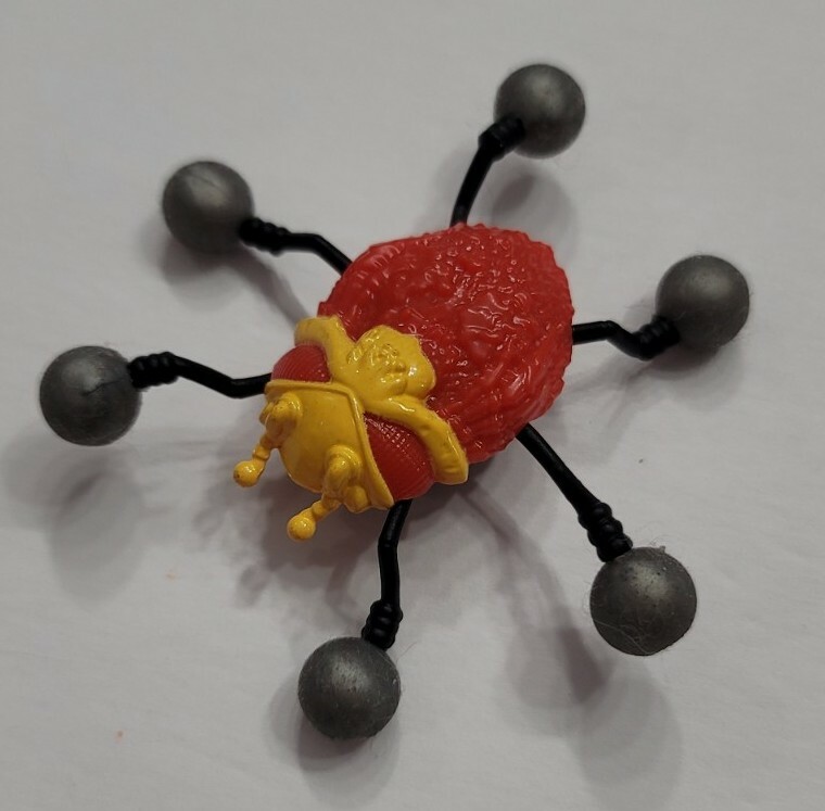 ZURU X-SHOT BUG ATTACK TARGET RED & YELLOW GRAY REPLACEMENT SINGLE BUG ONLY