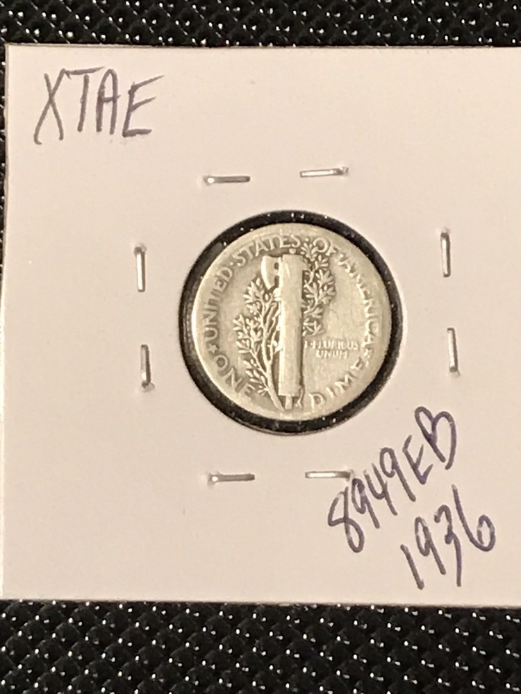 1936 Mercury Dime VG