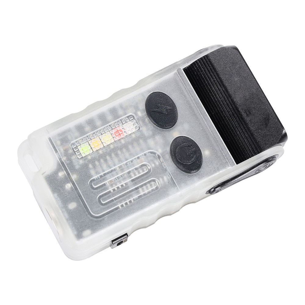 Rechargeable Keychain Flashlight Mini LED Flashlight with Clip & Magnetic Tail
