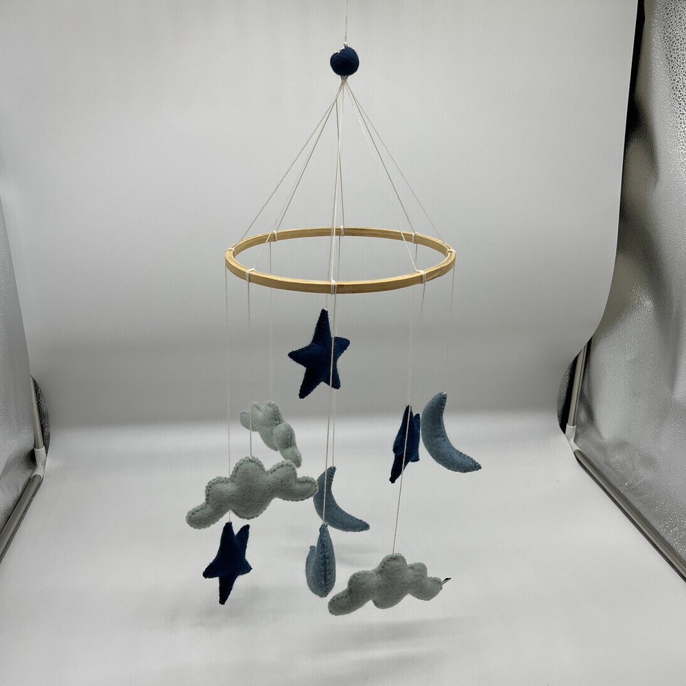 Gamcha Mobile, Cloud/Moon/Stars, Blue
